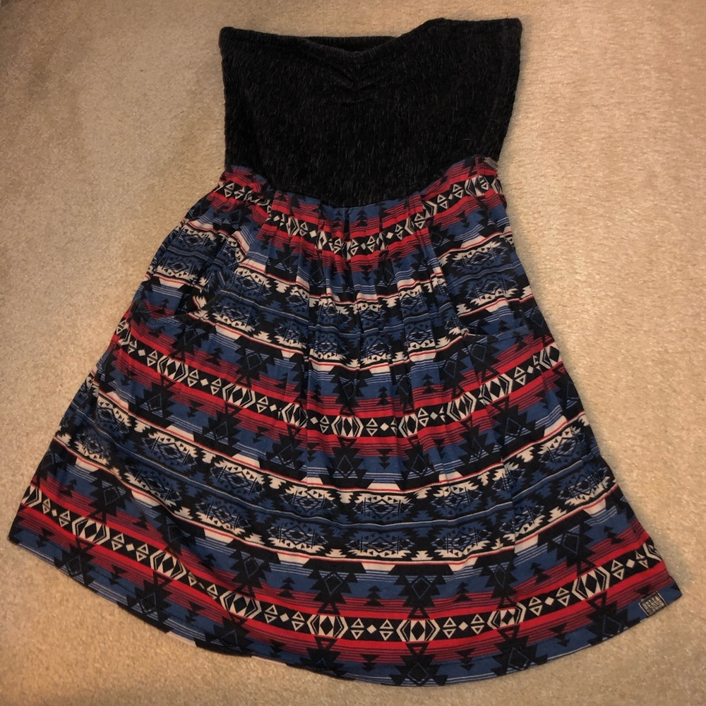 Billabong Strapless Southwestern Dress